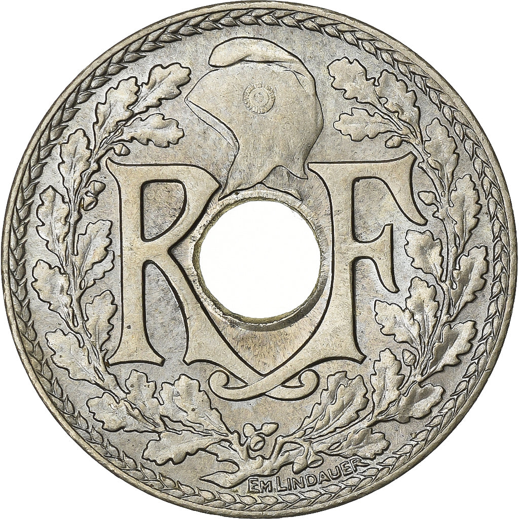 Frankrijk, 10 Centimes, Lindauer, 1939, Paris, Maillechort, UNC-, Gadoury:287