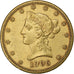 United States, 10 Dollars, Coronet Head, 1906, San Francisco, Gold, AU(55-58)
