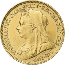 Great Britain, Victoria, 1/2 Sovereign, Old head, 1901, London, Gold, MS(60-62)