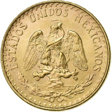 México, 2 Pesos, 1945, Mexico City, Oro, EBC+, KM:461