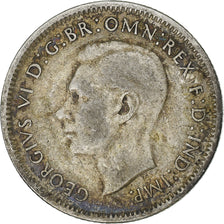 Australia, George VI, Shilling, 1943, San Francisco, Silver, EF(40-45), KM:39