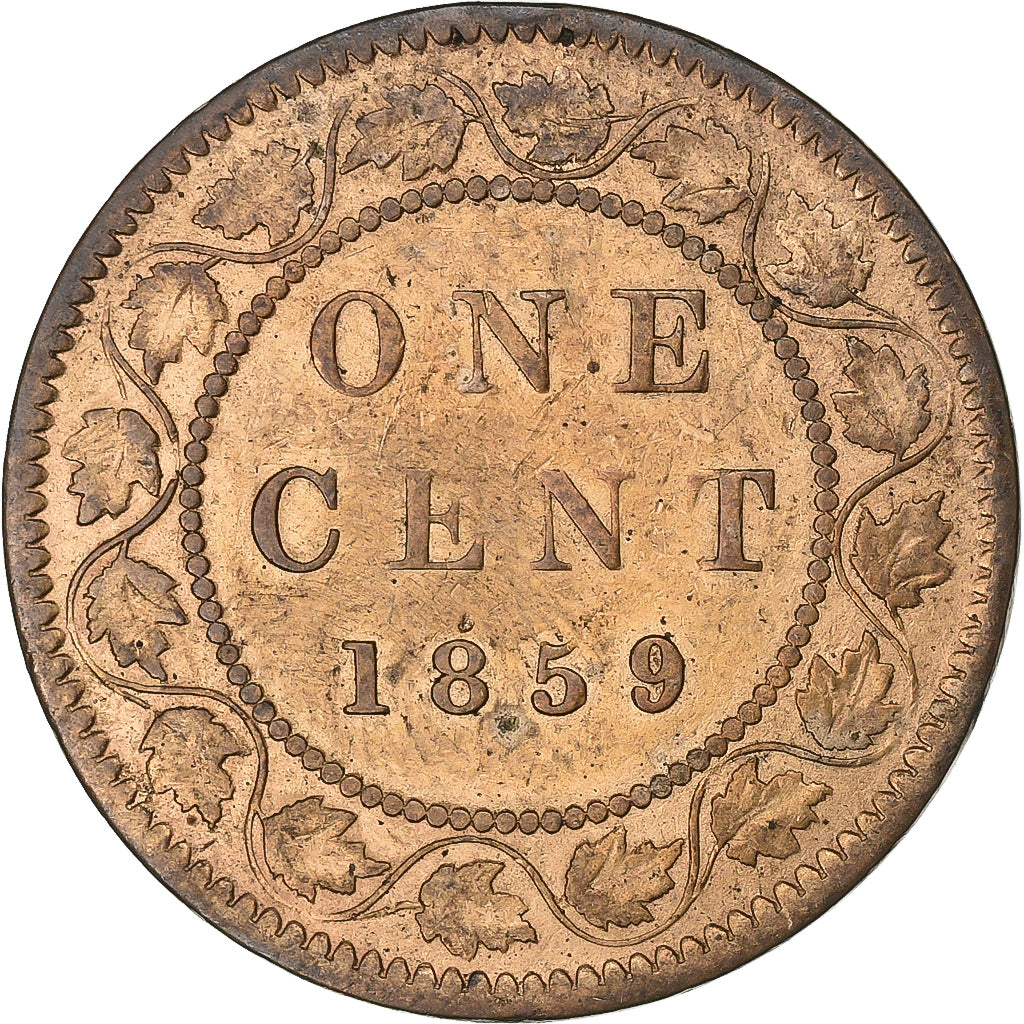 Canada, Victoria, Cent, 1859, London, Bronzen, FR+, KM:1