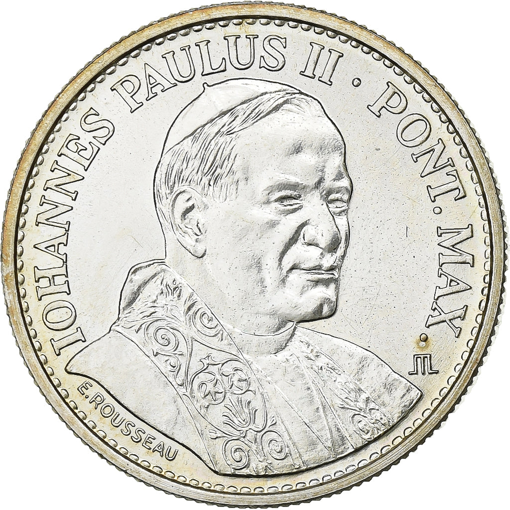 France, Médaille, Jean-Paul II, Lourdes, 1983, Monnaie de Paris, Argent, FDC