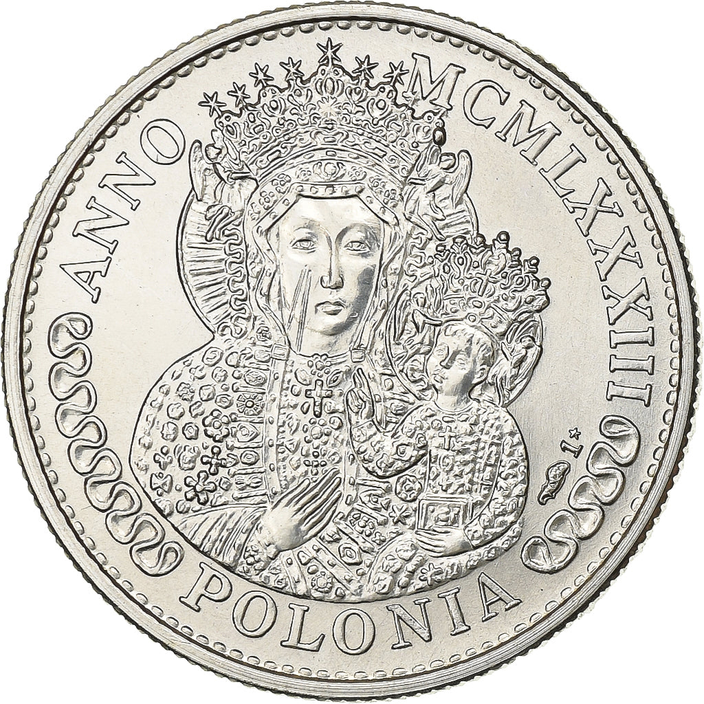 Francia, medalla, Jean-Paul II, Polonia, 1983, Monnaie de Paris, Plata, Editions