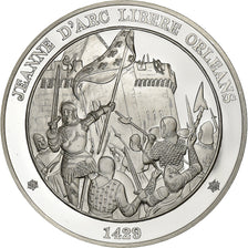 France, Medal, Jeanne d'Arc, Libère Orléans, Franklin Mint, Silver, Histoire