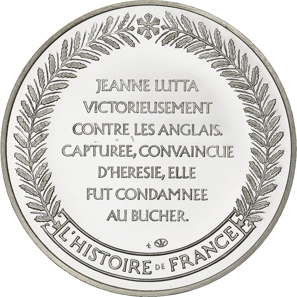 France, Medal, Jeanne d'Arc, Libère Orléans, Franklin Mint, Silver, Histoire