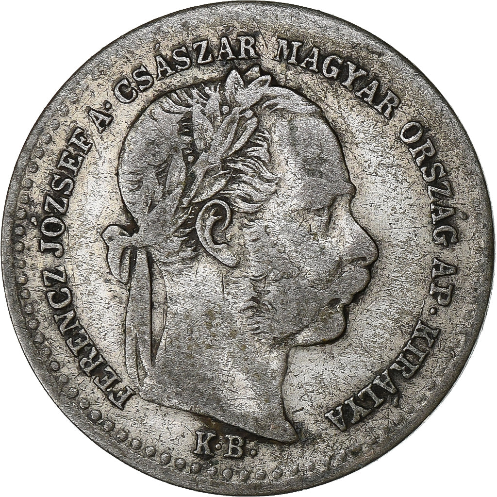 Hungary, Franz Joseph I, 10 Krajczar, 1868, Kremnica, Silver, VF(30-35), KM:440