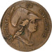 France, Jeton, Minerve, 20 JETONS, Cuivre, TTB, PRUDENTIÆ ET SAPIENTIÆ