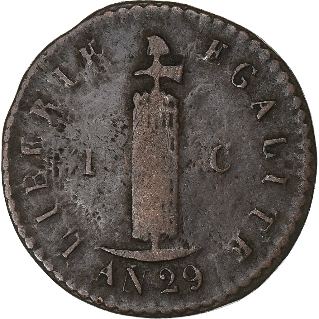 Haiti, Centime, 1832, Copper, VF(20-25), KM:A21
