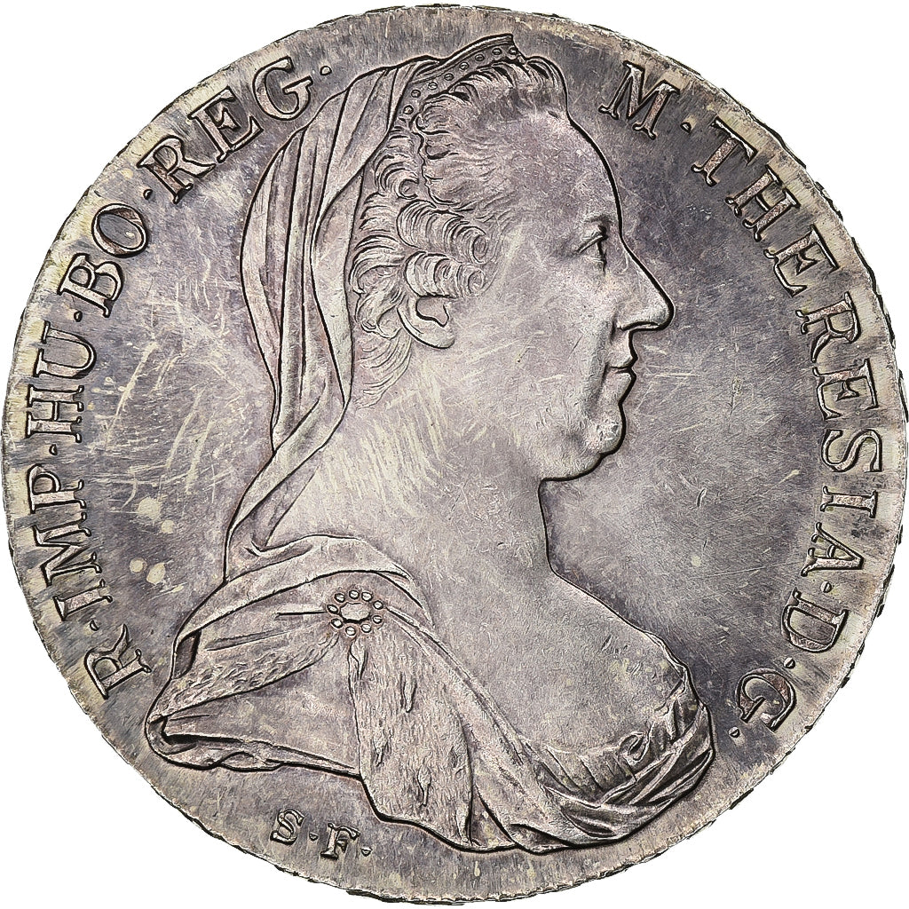 Austria, Maria Theresa, Thaler, Posthumous, 1780, Vienna, Restrike, Silver