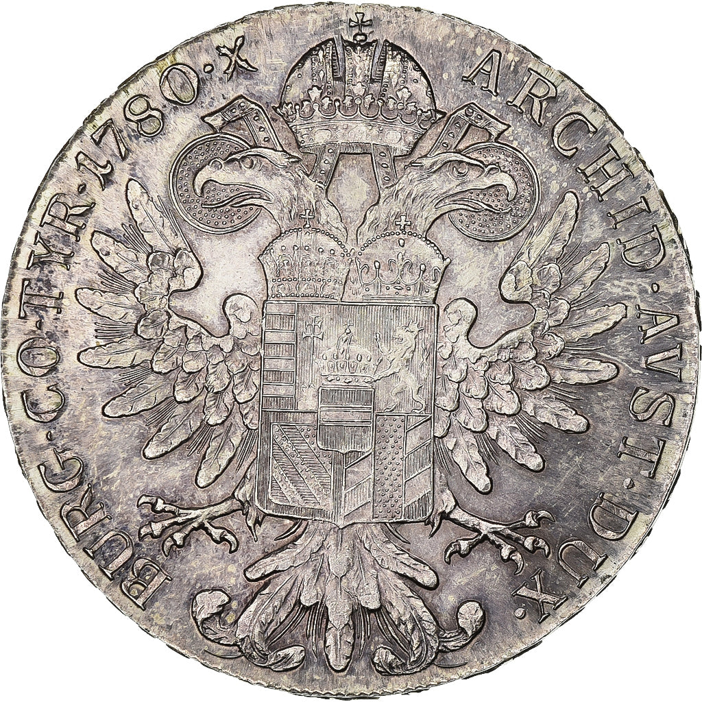 Austria, Maria Theresa, Thaler, Posthumous, 1780, Vienna, Restrike, Silver