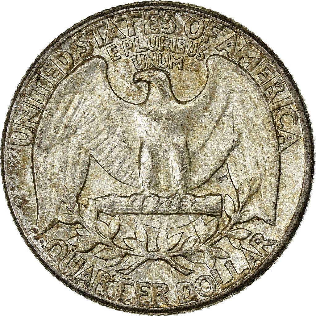 Stati Uniti, Quarter Dollar., Washington, 1962, Philadelphia, Argento, SPL-