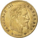 França, Napoleon III, 5 Francs, Laureate head, 1863, Paris, Dourado, EF(40-45)