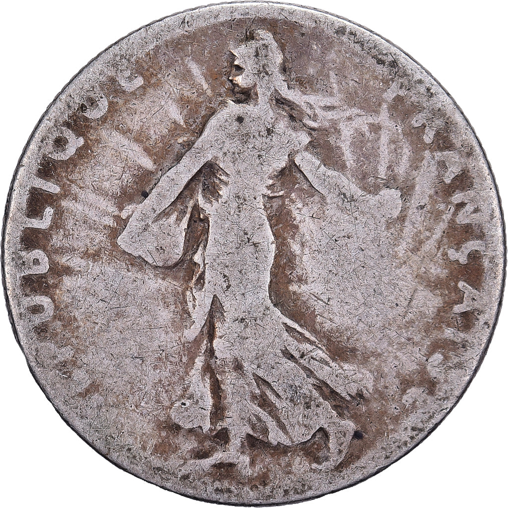 Frankrijk, 50 Centimes, Semeuse, 1898, Paris, Zilver, ZG+, Gadoury:420, KM:854