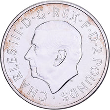 Great Britain, Charles III, 2 Pounds, Merlin, 2023, British Royal Mint, 1 Oz