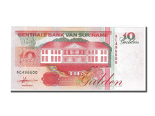 Banknote, Suriname, 10 Gulden, 1991, 1991-07-09, UNC(65-70)