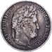 Frankreich, Louis Philippe I, 5 Francs, 1848, Strasbourg, Silber, SS