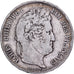 Francia, Louis Philippe I, 5 Francs, 1838, Marseille, Plata, BC+, Gadoury:678