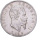 Itália, Vittorio Emanuele II, 5 Lire, 1869, Milan, Prata, EF(40-45), KM:8.4