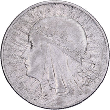 Polonia, 5 Zlotych, 1933, Warsaw, Argento, BB, KM:21