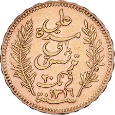 Tunisie, Ali III, 20 Francs, 1898, Paris, Or, TTB+, KM:227