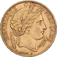 Frankreich, 20 Francs, Cérès, 1850, Paris, Gold, SS+, Gadoury:1059, Le