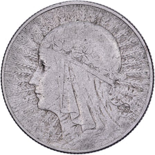 Polonia, 5 Zlotych, 1934, Warsaw, Argento, BB, KM:20