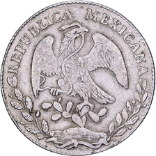 Messico, 8 Reales, 1878, San Luis Potosi, Argento, BB