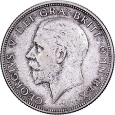Grã-Bretanha, George V, Florin, Two Shillings, 1935, Prata, VF(30-35), KM:834