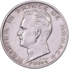 Monaco, Rainier III, 5 Francs, 1960, Paris, Silver, AU(55-58), KM:141