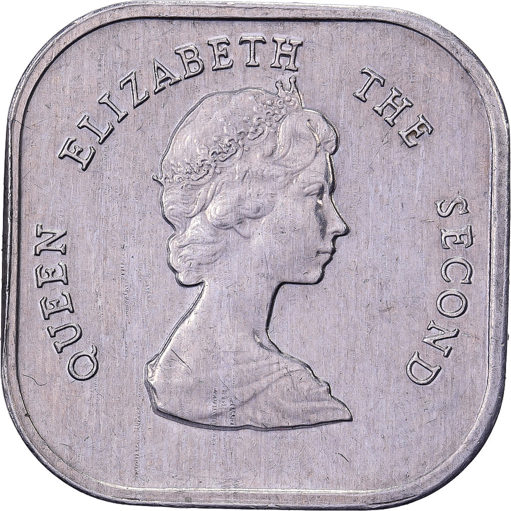 Staten van de oostelijke Caraïben, Elizabeth II, 2 Cents, 1984, British Royal
