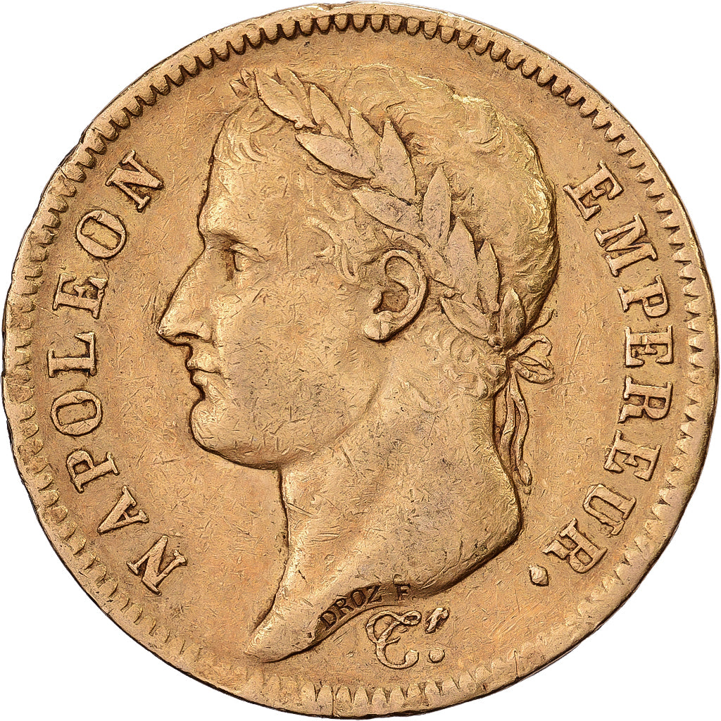 Frankreich, Napoleon I, 40 Francs, 1811, Paris, Gold, SS+, Gadoury:1084, Le