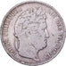 Francia, Louis Philippe I, 5 Francs, 1833, Lyon, Argento, MB+, Gadoury:678, Le
