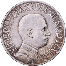 Italien, Vittorio Emanuele III, Lire, 1913, Rome, Silber, S+, KM:45