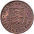 Jersey, George VI, 1/12 Shilling, 1945, British Royal Mint, Bronze, VF(30-35)