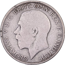 Gran Bretagna, George V, Florin, 1921, British Royal Mint, Argento, B+, KM:817