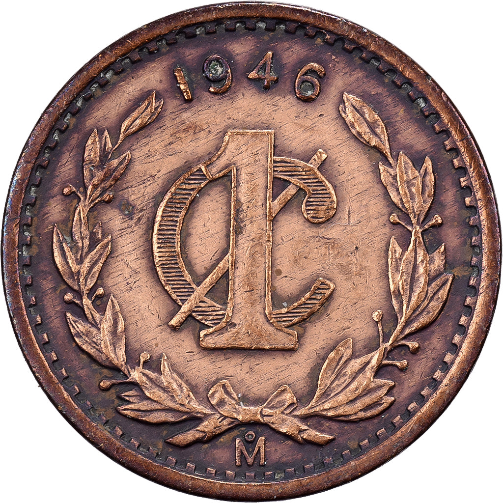 Mexique, Centavo, 1946, Mexico, Bronze, TTB, KM:415