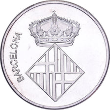 Hiszpania, medal, Cathedral, Santa Cruz and Santa Eulalia, Barcelona, Stal