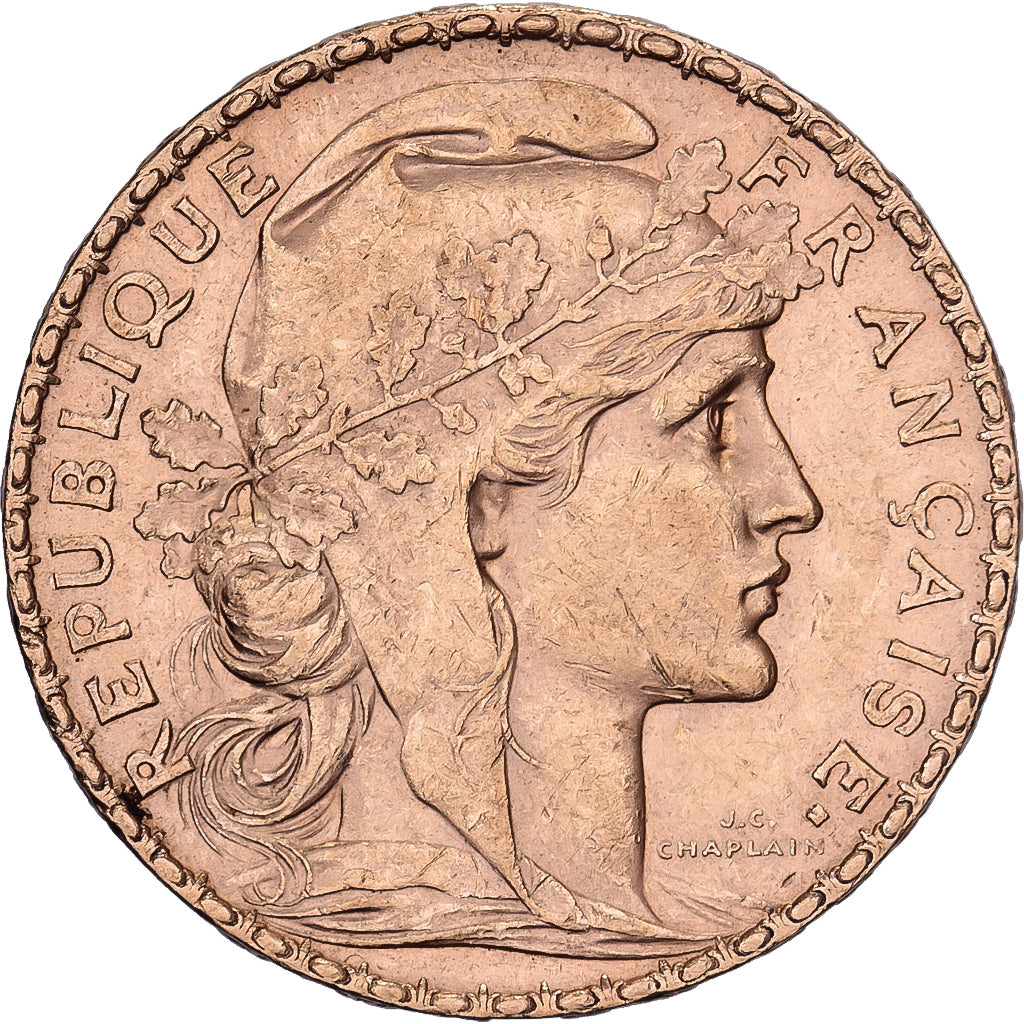 Francia, 20 Francs, Coq, 1904, Paris, Oro, SPL-, Gadoury:1064, Le Franc:F.534