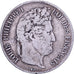 Francja, Louis Philippe I, 5 Francs, 1834, Rouen, Srebro, VF(30-35)