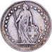 Suiza, 1/2 Franc, Helvetia, 1943, Bern, Plata, MBC, KM:23