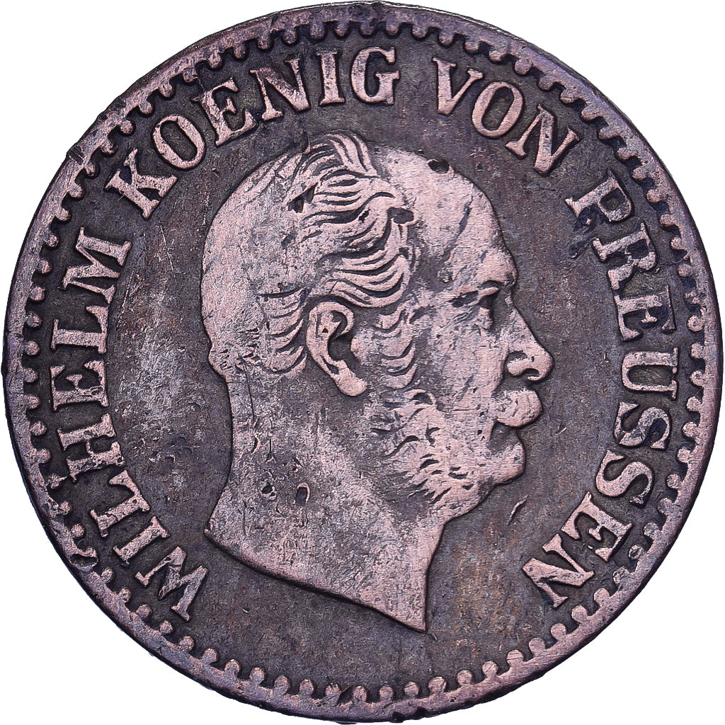 Prussia, Wilhelm I, Silbergroschen., 1865, Berlin, Silber, SS, KM:485