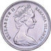 Bahamas, Elizabeth II, 25 Cents, 1966, British Royal Mint, Nickel, MS(60-62)
