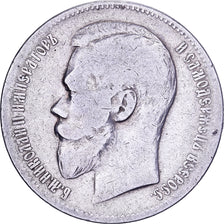 Russland, Nicholas II, Rouble, 1899, Saint Petersburg, Silber, S, KM:Y# 58.3