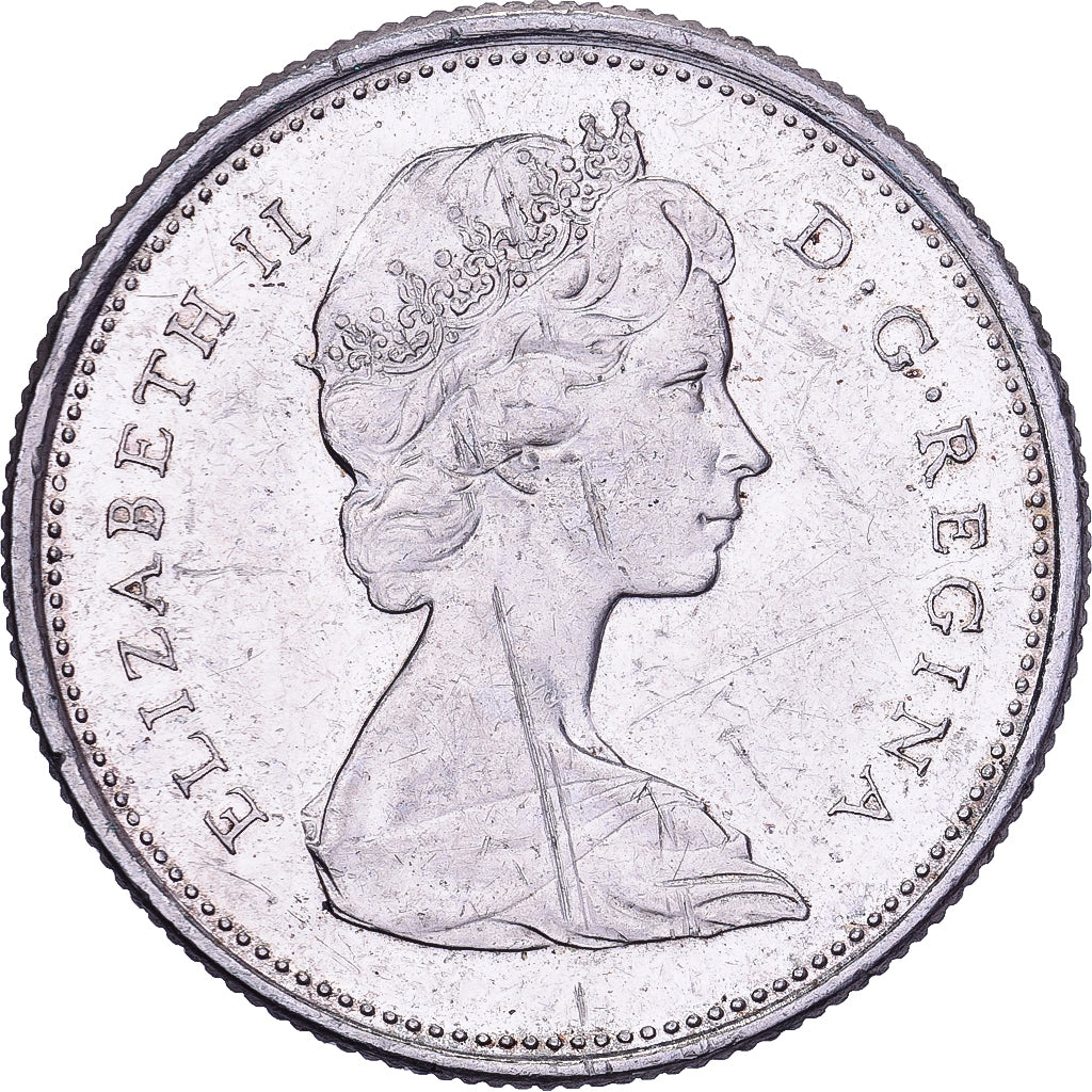 Canada, 25 Cents, 1967, Royal Canadian Mint, Silver, EF(40-45), KM:68