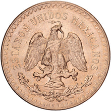 México, 50 Pesos, 1947, Mexico City, Restrike, Oro, MBC, KM:481