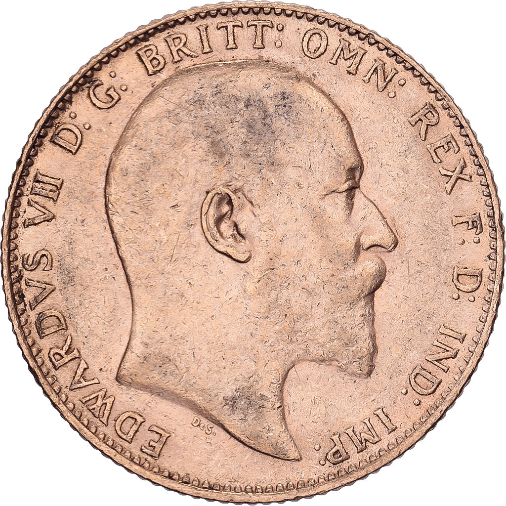 Verenigd Koninkrijk, Edward VII, Sovereign, 1907, British Royal Mint, Goud, PR