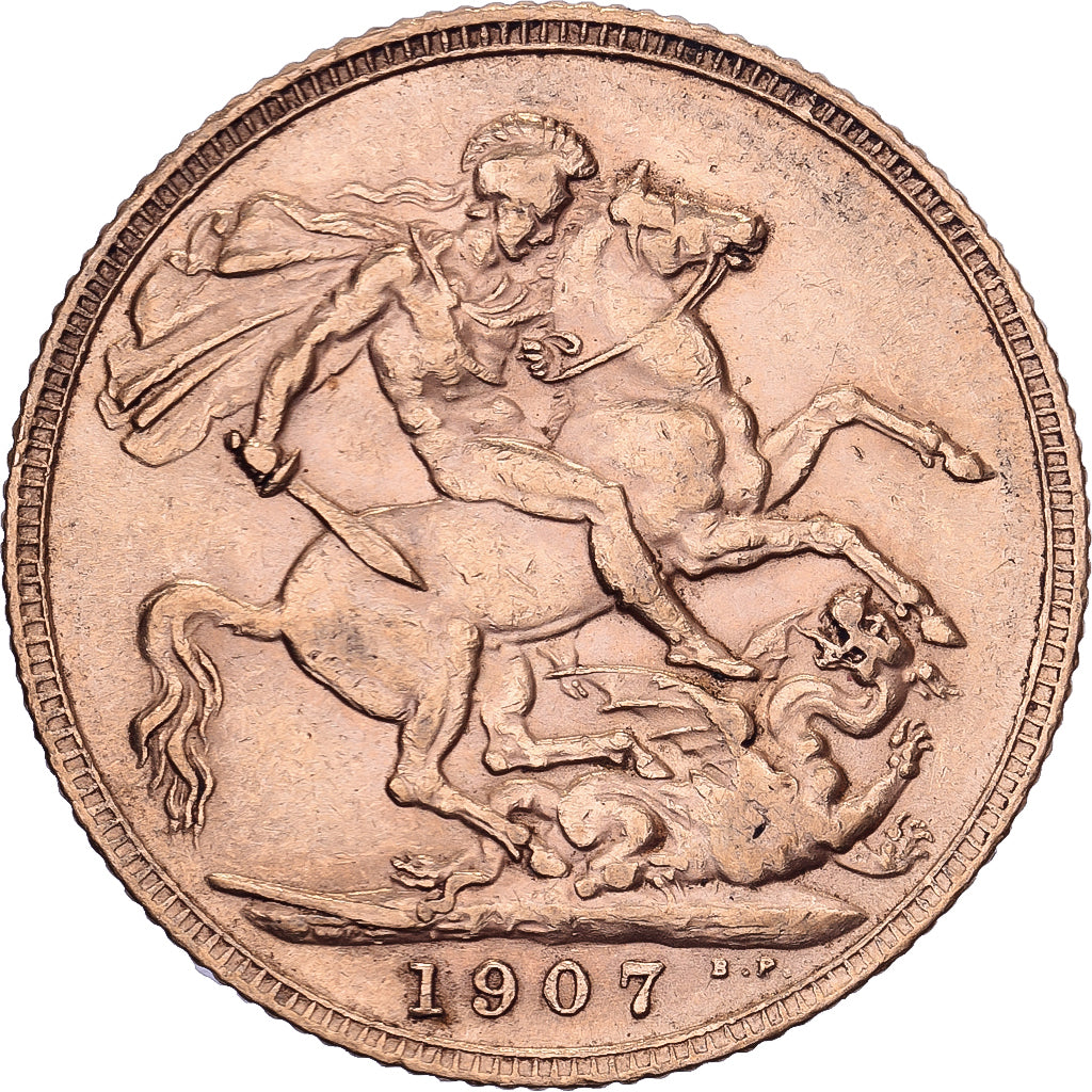 Verenigd Koninkrijk, Edward VII, Sovereign, 1907, British Royal Mint, Goud, PR