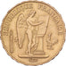 Francja, Napoleon III, 20 Francs, 1877, Paris, Złoto, AU(50-53), Gadoury:1063