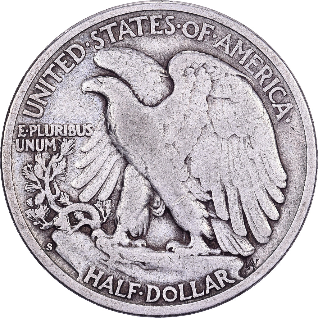 Vereinigte Staaten, Half Dollar, Walking Liberty, 1943, San Francisco, Silber